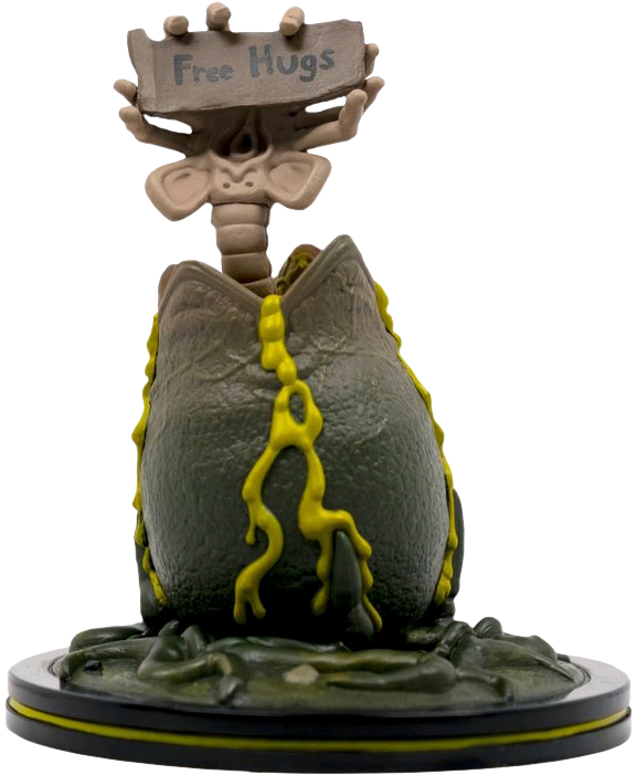 Facehugger Q-fig Diorama 4” Vinyl Figure - Facehugger Figure Clipart (750x750), Png Download