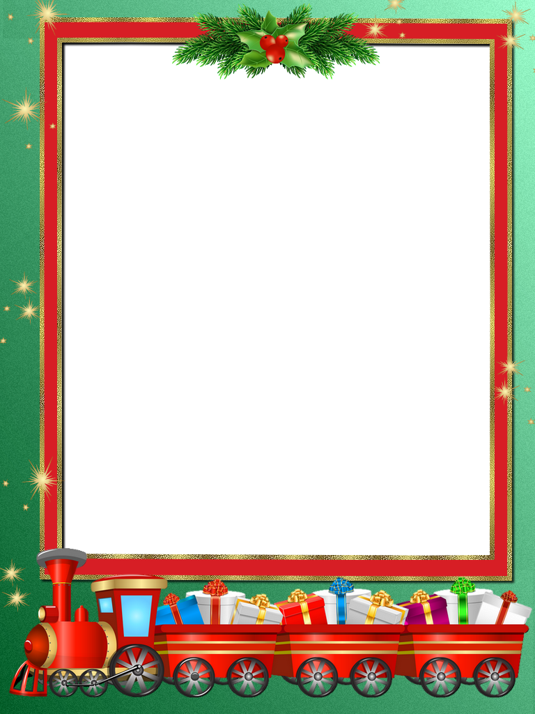 Christmas Frames, Christmas Time, Christmas Cards, - Picture Frame Clipart (768x1024), Png Download