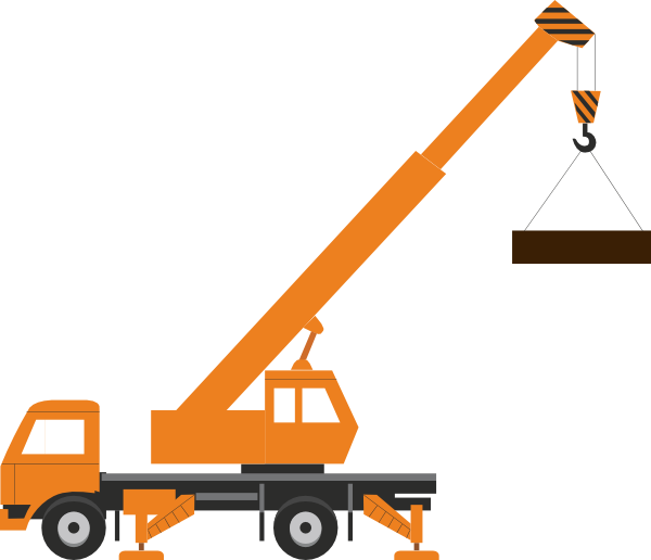 Crane Svg Clip Arts 600 X 516 Px - Construction Crane Clip Art - Png Download (600x516), Png Download