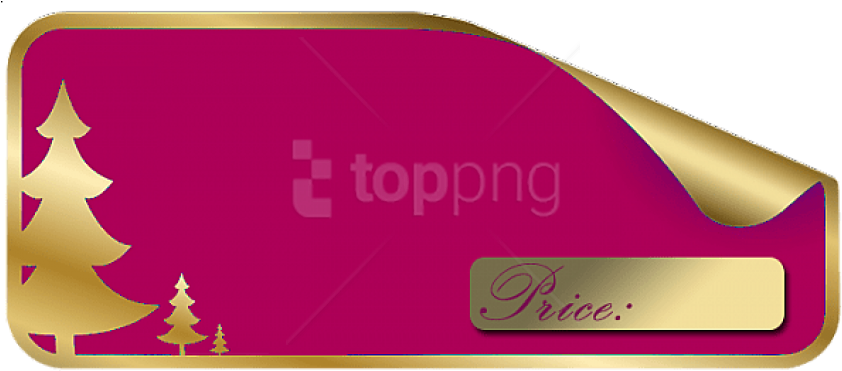 Free Png Christmas Tree Frame Purple Background Best - Portable Network Graphics Clipart (850x380), Png Download