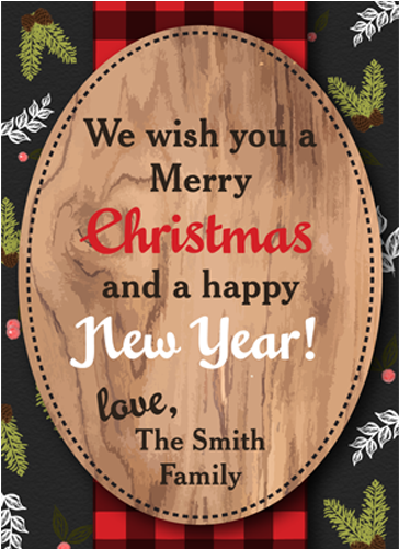 Merry Christmas - Circle Clipart (750x500), Png Download