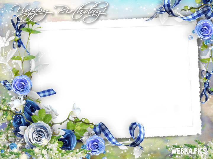 Happy Birthday Png Frames - Happy Birthday Frames Png Clipart (720x540), Png Download