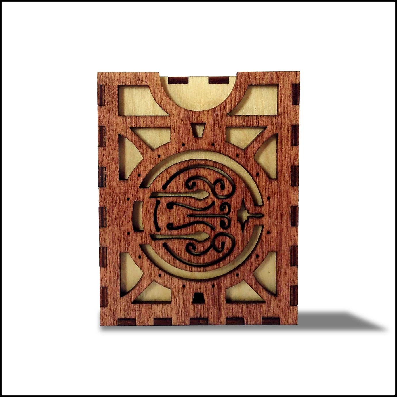 Halfling Fantasy Deck Box - Carving Clipart (1380x1380), Png Download