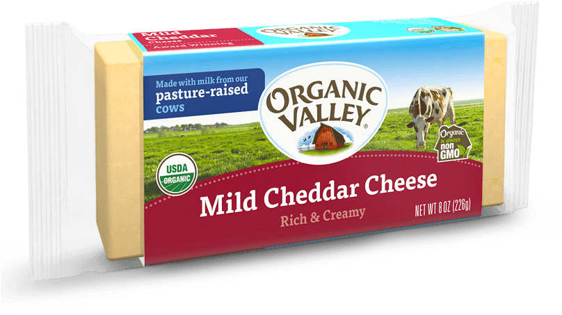 Mild Cheddar, 8 Oz Mild Cheddar, - Mild Cheddar Cheese Oz Clipart (807x538), Png Download