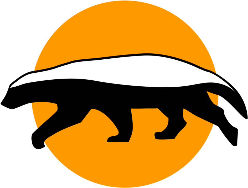 Honey Badger Logo Png Clipart (1024x1365), Png Download