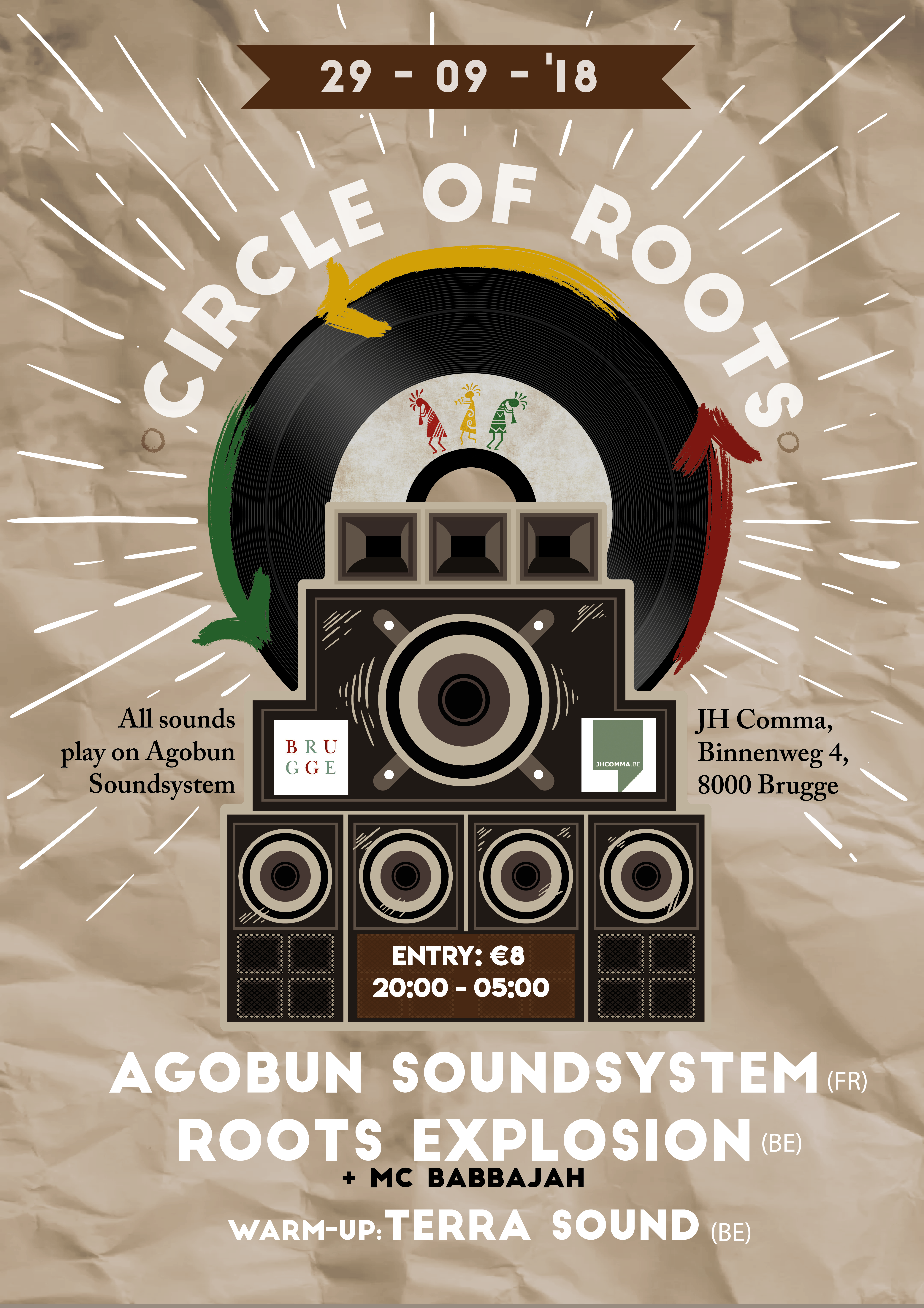 Circle Of Roots - Poster Clipart (4961x7024), Png Download