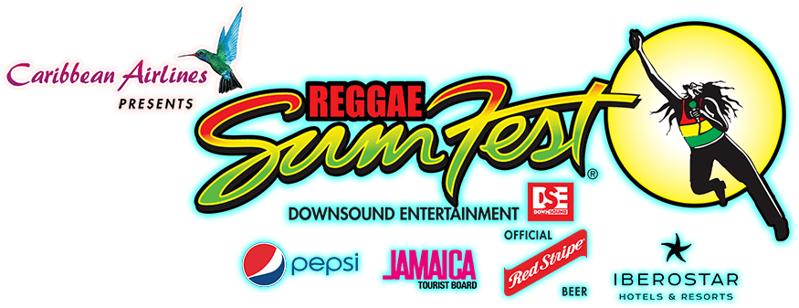 Reggae Sumfest - Reggae Sumfest Logo Png Clipart (949x360), Png Download