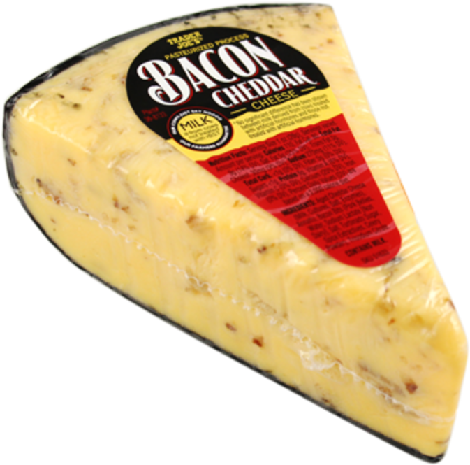 Trader Joe's Bacon Cheddar Cheese - Gruyère Cheese Clipart (800x756), Png Download
