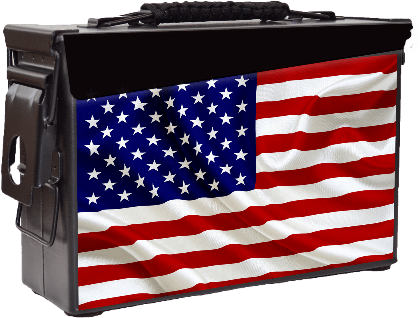 Patriot Ammo Can - Happy Thanksgiving With American Flag Clipart (1500x1500), Png Download