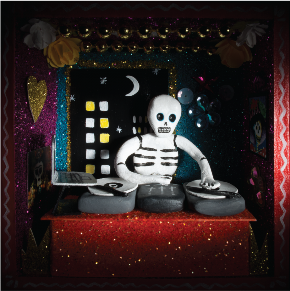 Serato "mexico Día De Los Muertos" 12" Control Vinyl - Dia De Los Muertos Dj Clipart (1000x1194), Png Download