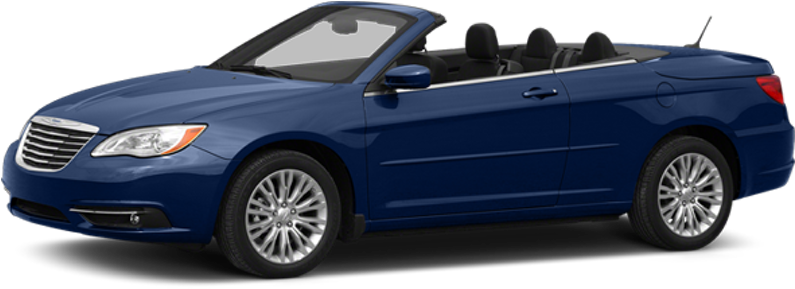 2013 Chrysler 200 Convertible - 2013 Chrysler Sebring Convertible Blue Clipart (800x500), Png Download