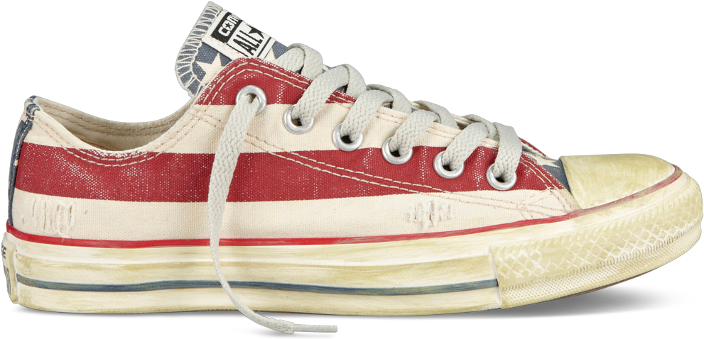Chuck Taylor Distressed Flag Stars And Bars - Converse Distressed Flag Clipart (1000x1000), Png Download