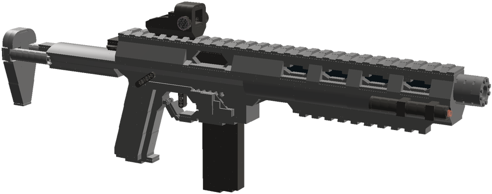 Aac Honey Badger - Assault Rifle Clipart (1100x513), Png Download