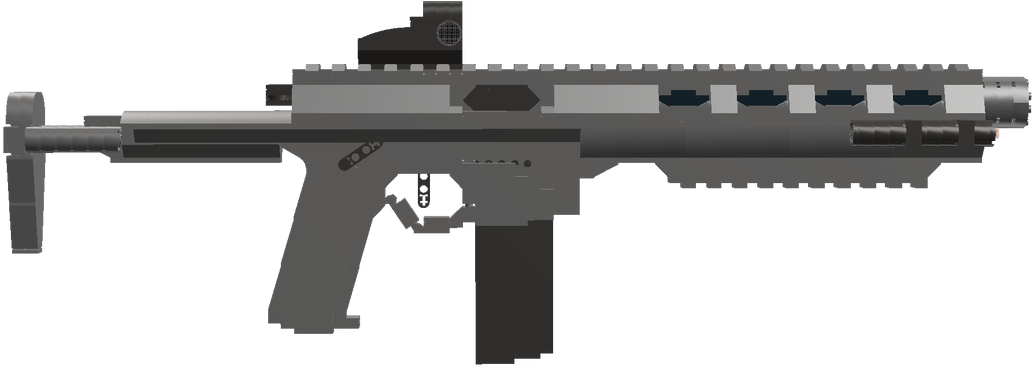 Pause - Assault Rifle Clipart (1100x513), Png Download