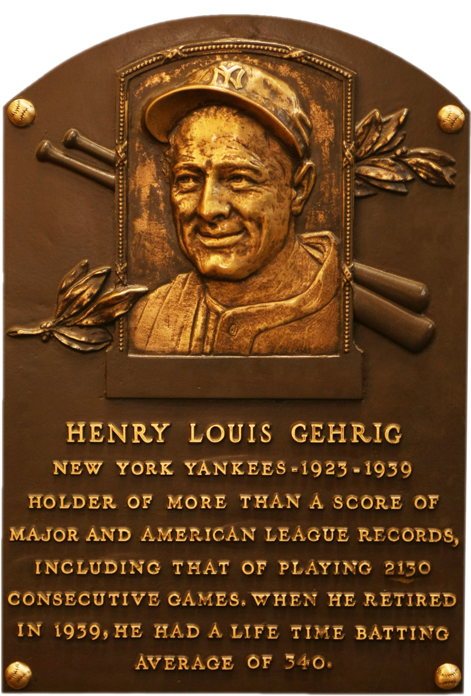 Lou Gehrig Henry Louis Gehrig Inducted To The - National Baseball Hall Of Fame And Museum Clipart (1000x1400), Png Download