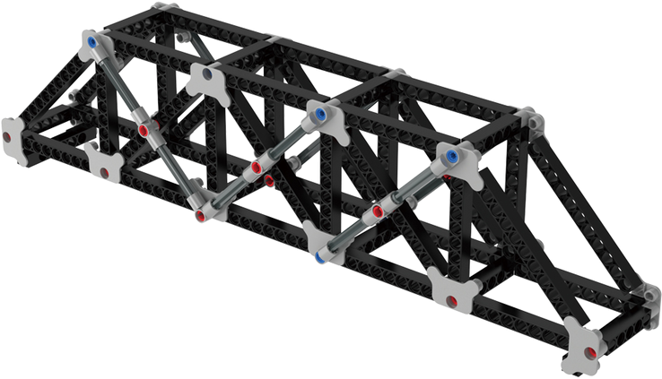 7410 M12 - Truss Bridge Clipart (800x800), Png Download