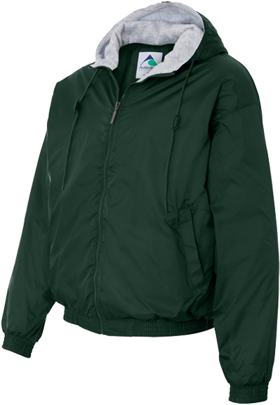 Hooded Jacket Png Transparent Image - Dark Green Jacket Hoodie Clipart (600x600), Png Download