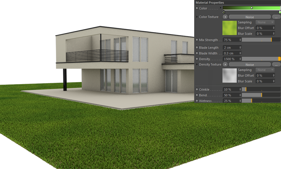 Cinema 4d Architectural Grass Selection , Png Download - Lawn Clipart (984x593), Png Download