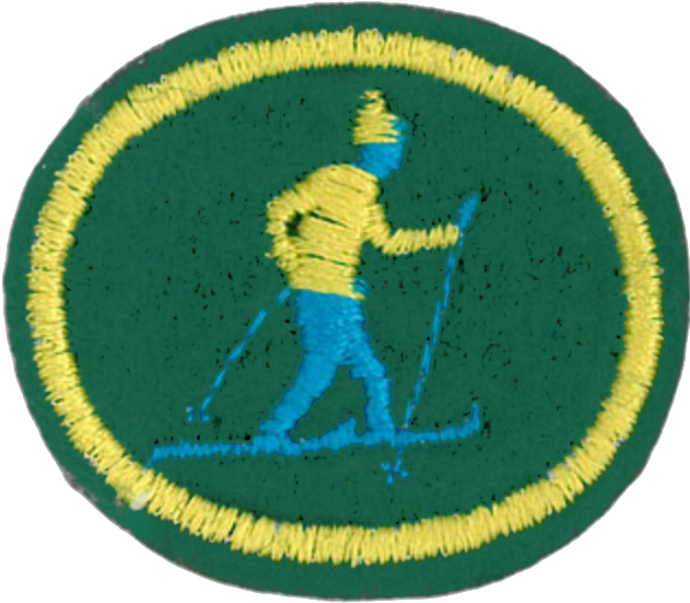Skiing Cross Country Honor - Emblem Clipart (631x551), Png Download