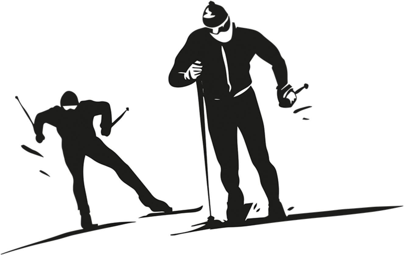 Express Wax - Cross Country Skiing Png Clipart (1400x901), Png Download