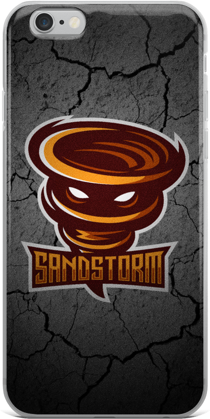 Sandstorm Black Sand Iphone Case - Iphone Clipart (1000x1000), Png Download