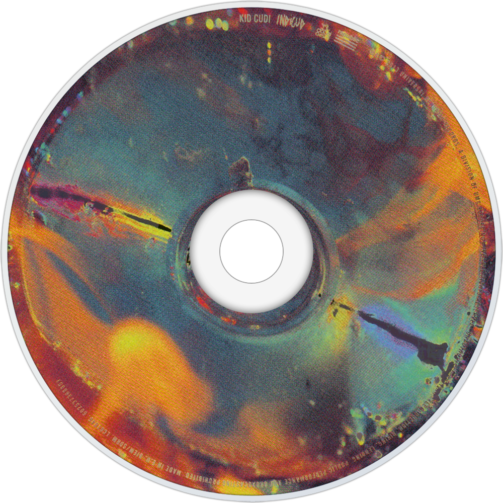 Kid Cudi Indicud Cd Disc Image - Kid Cudi Fan Art Clipart (1000x1000), Png Download