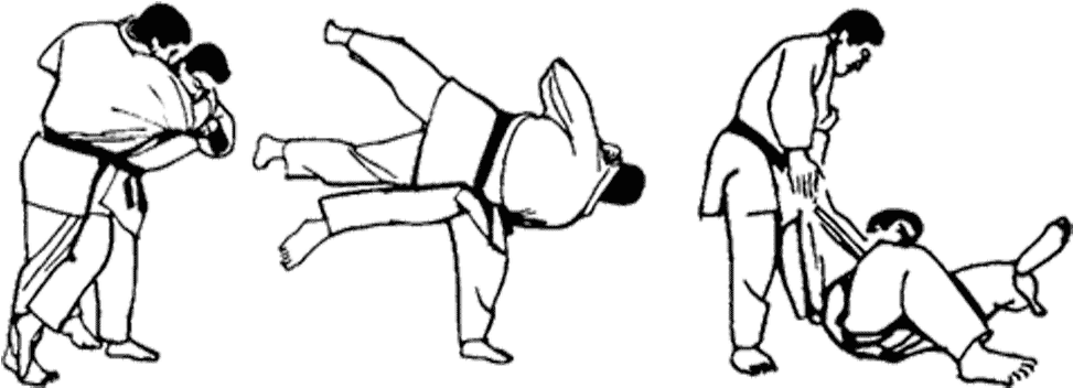 Motivational Judo - Judo Black And White Clipart (1000x381), Png Download
