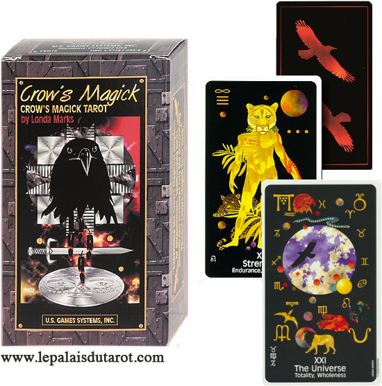 Tarot Du Corbeau Mag - Tarot Divinatoire Du Corbeau Clipart (569x577), Png Download