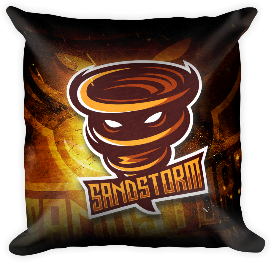 Sandstorm Tornado 18"x18" Square Pillow - Sandstorm Cr Clipart (1000x1000), Png Download