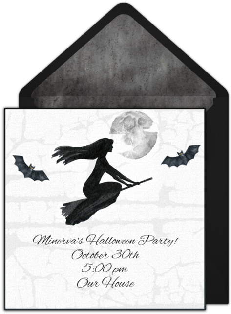 Flying Witch Online Invitation - Cardinal Clipart (650x650), Png Download