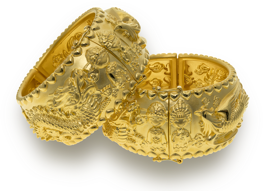 Bangle Gold Fashion Jewelry Jewellery Luxury - Bangle Jewellery Png Hd Clipart (960x641), Png Download