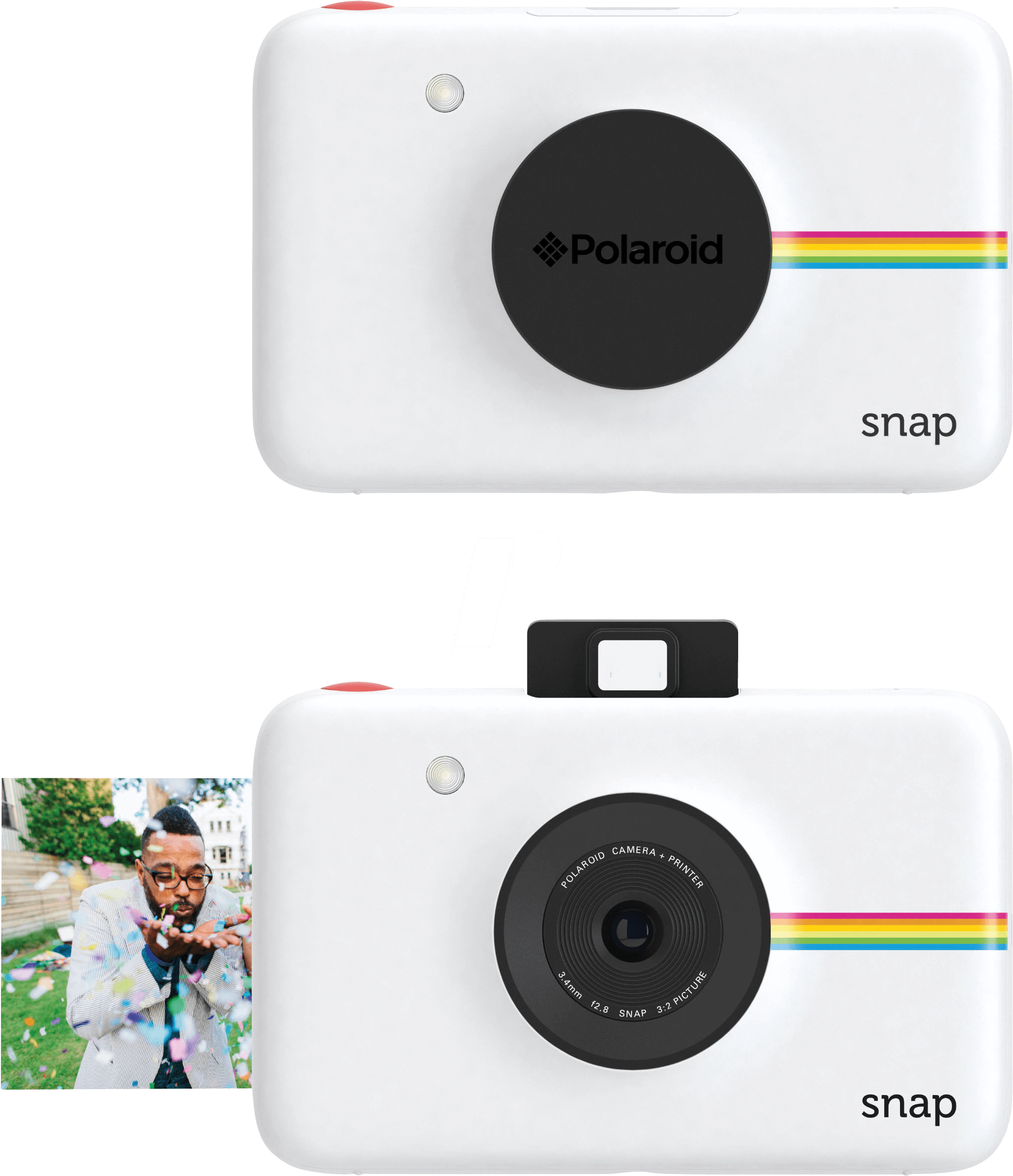 Polaroid Camera Png - Polaroid Snap 2 Clipart (2116x2439), Png Download