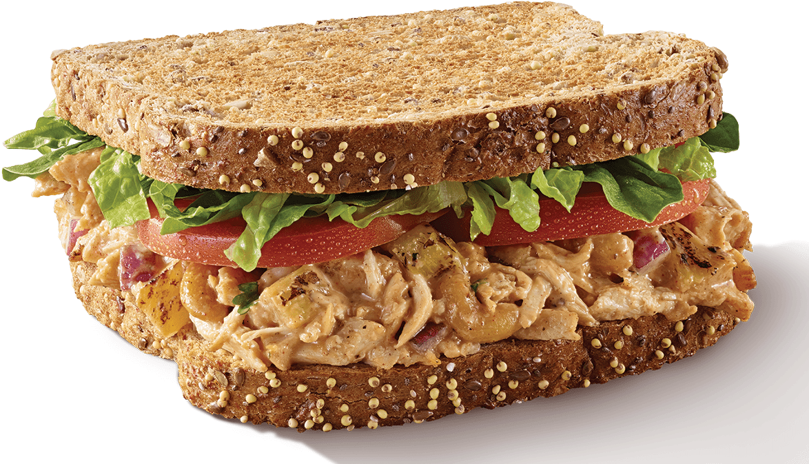Tropical Smoothie Cafe - Tropical Chicken Salad Sandwich Tropical Smoothie Clipart (1200x672), Png Download