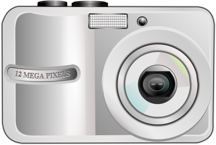 Clipart - Camera - Digital Camera Clip Art - Png Download (800x622), Png Download