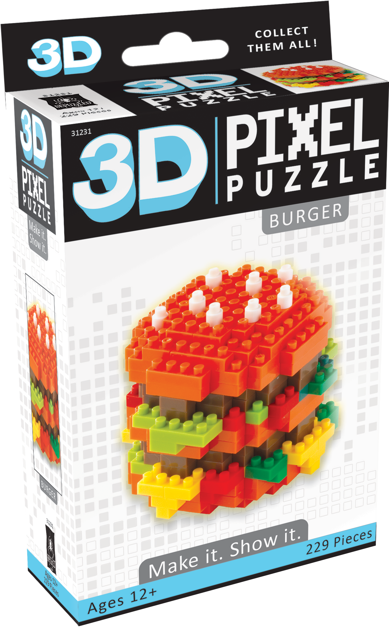 31231 Cheeseburger Pkg Tab - Lego Clipart (2083x3057), Png Download