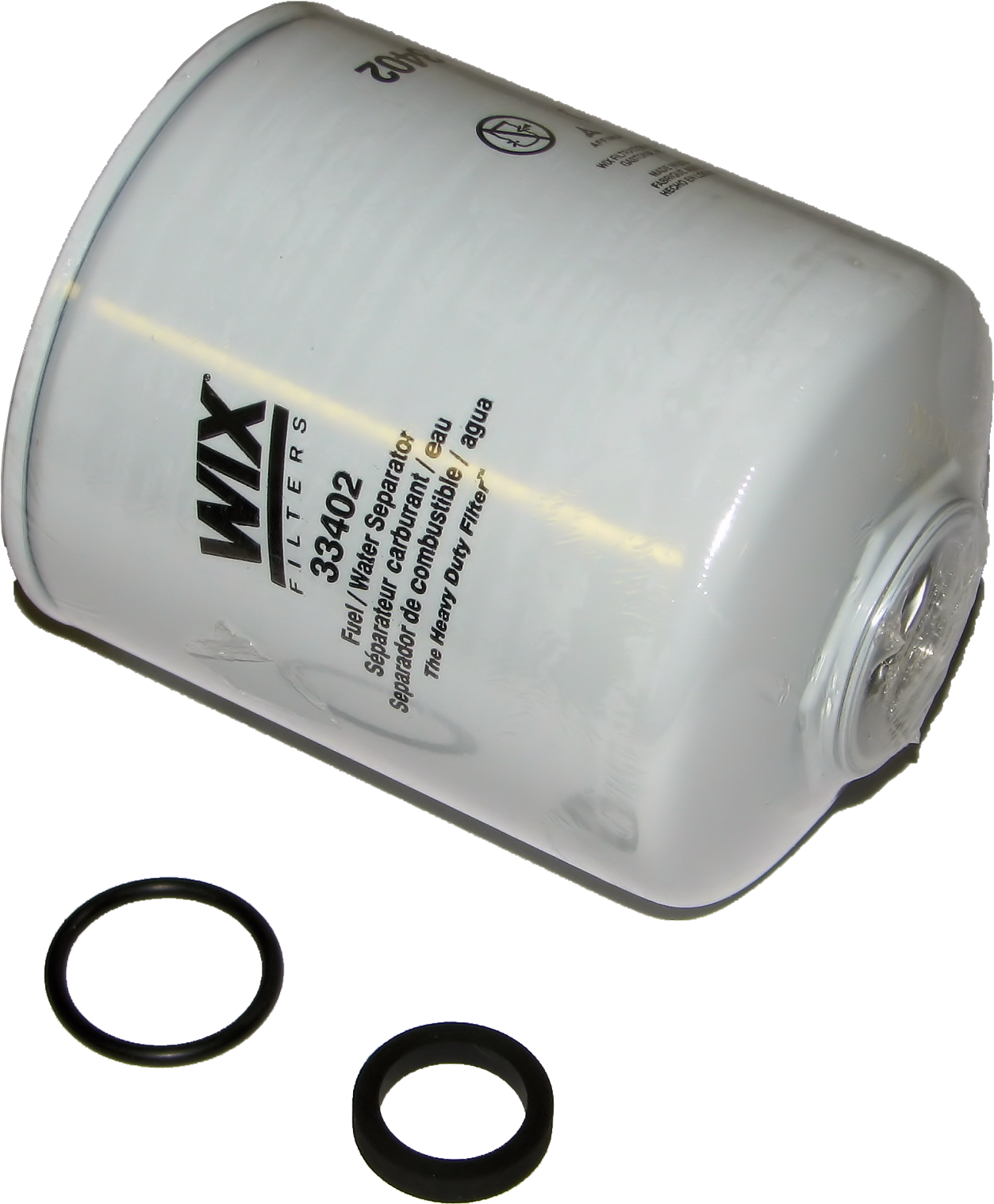 89-93 12v Cummins Wix 33379 Fuel/water Separator, 10 - Plastic Clipart (1300x1520), Png Download