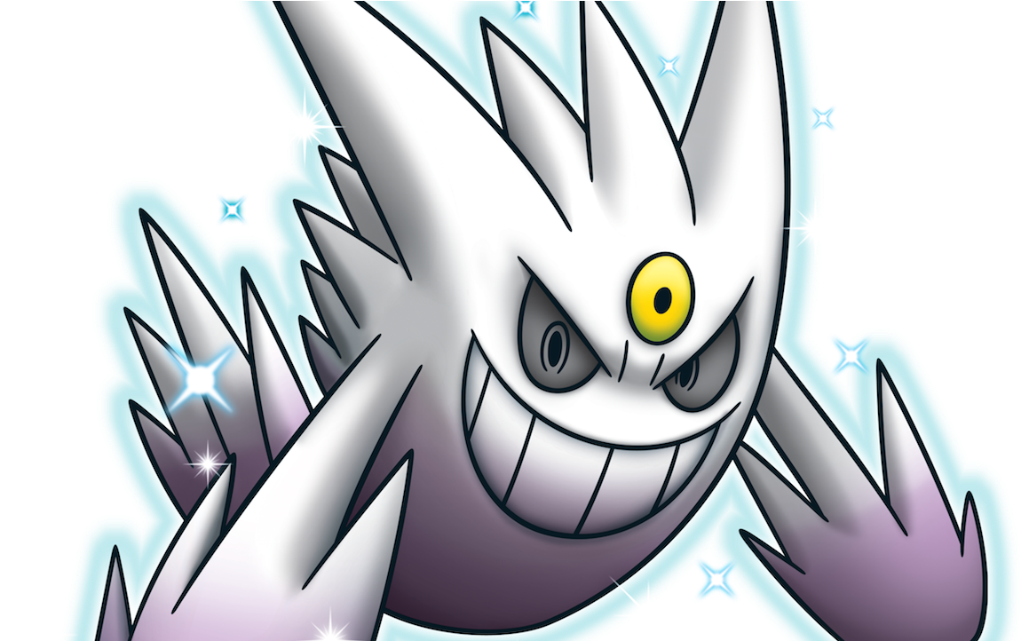 Pokemon Alpha Sapphire Version / Sept - Shiny Gengar Pokemon Lets Go Clipart (1266x721), Png Download