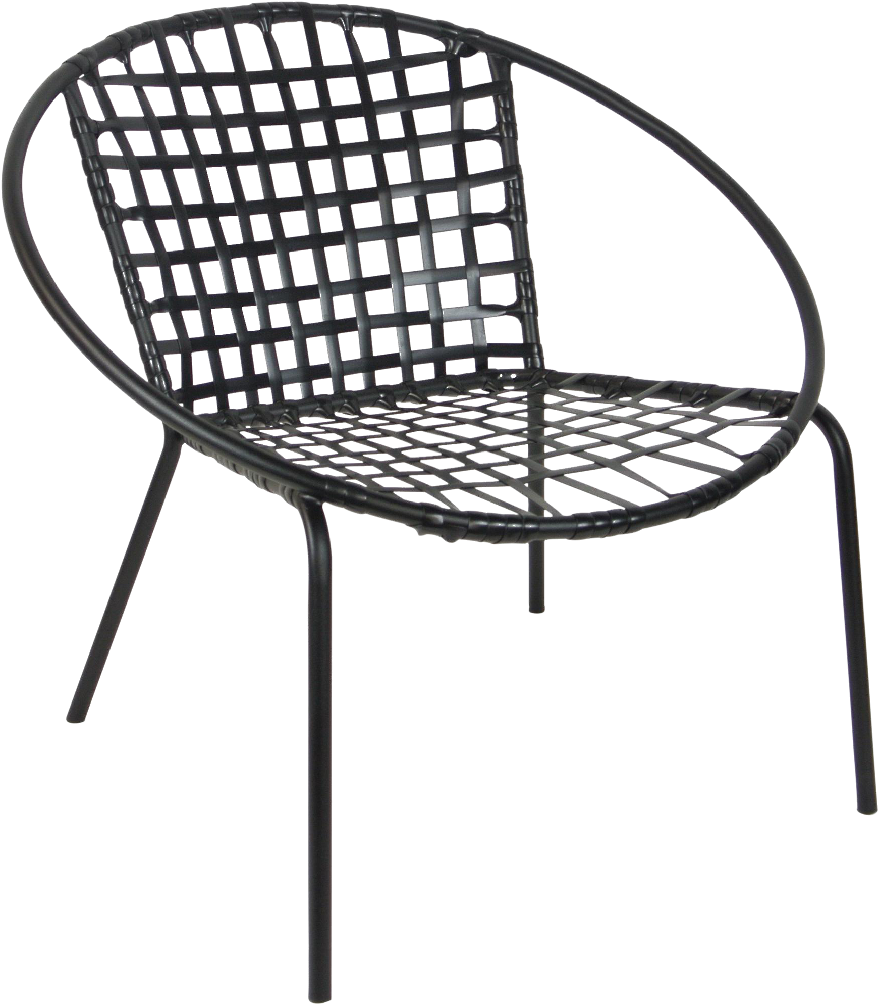 M#century Hoop Design Patio Chair - Garden Furniture Clipart (1742x1990), Png Download