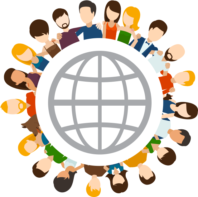Global Friends Social Network Clipart , Png Download - High Speed Internet Icon Transparent Png (635x632), Png Download