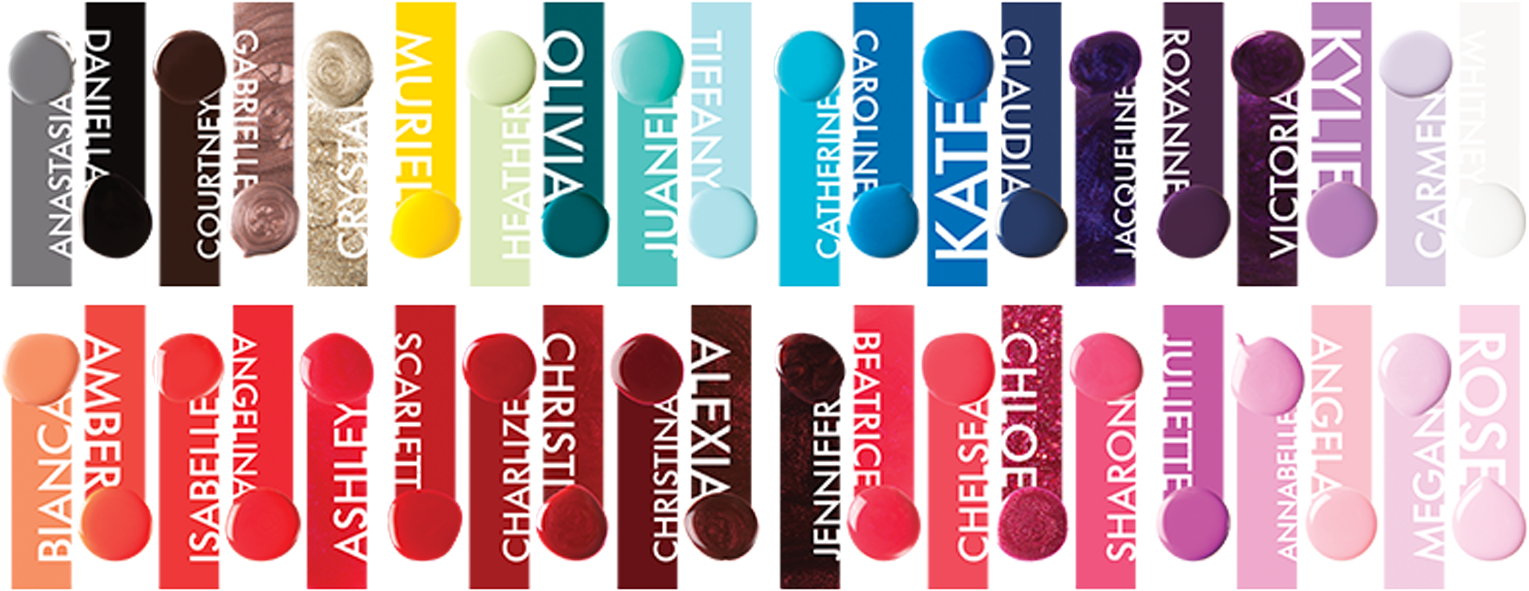 What Is Your Lifestyle Color Range Lookbook - Bio Sculpture Evo Colours Clipart (1570x669), Png Download
