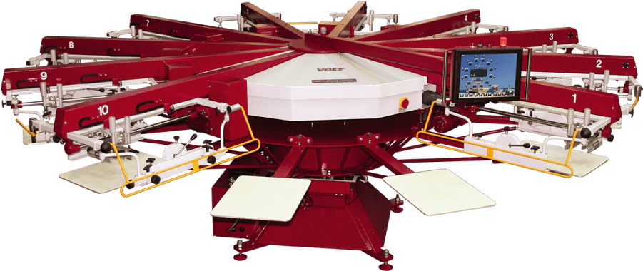 Picture Royalty Free Stock T Shirt Screen Machines - Anatol Volt 10 Color Clipart (900x600), Png Download