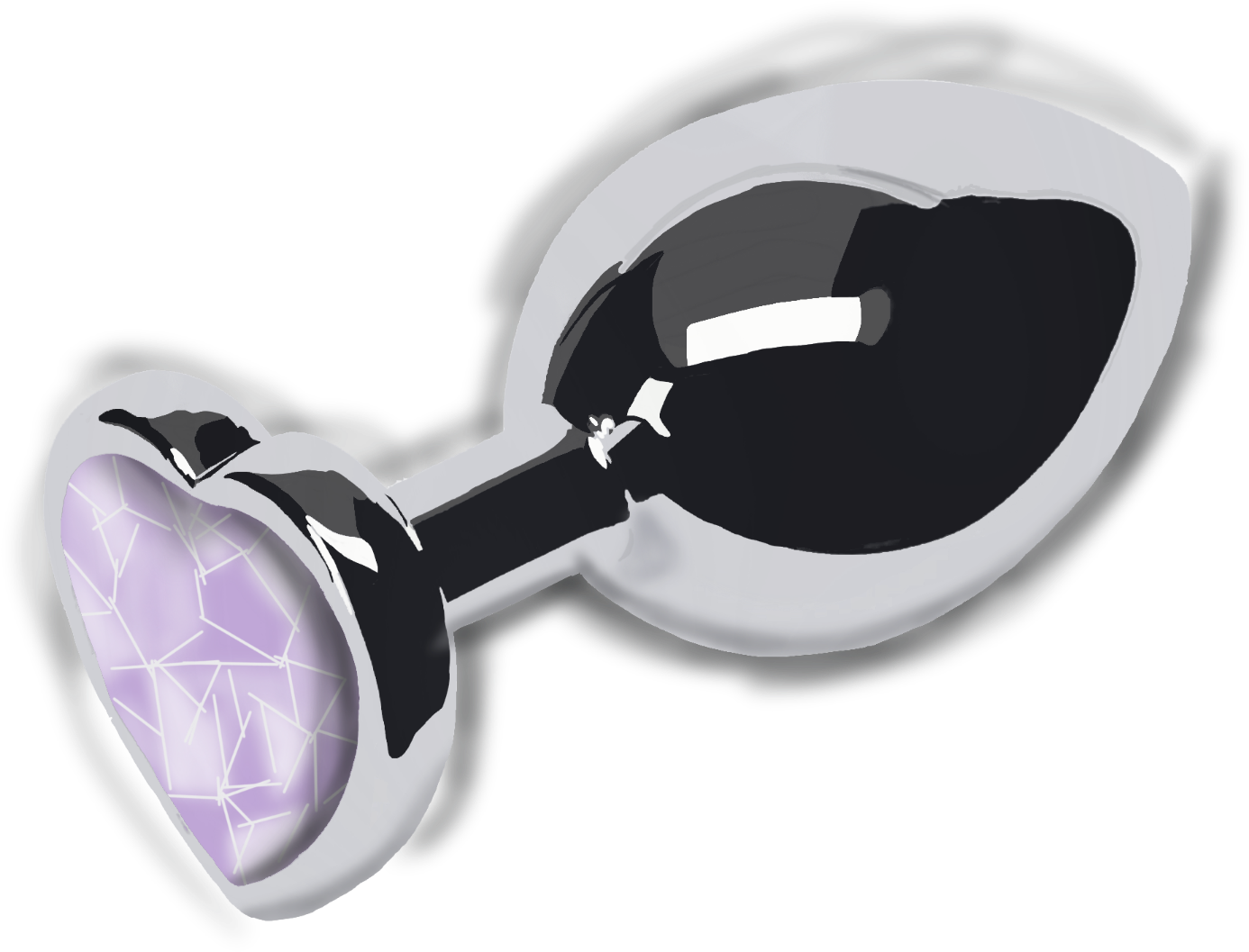 Heart Plug Discord Emoji - Rear-view Mirror Clipart (1500x1500), Png Download