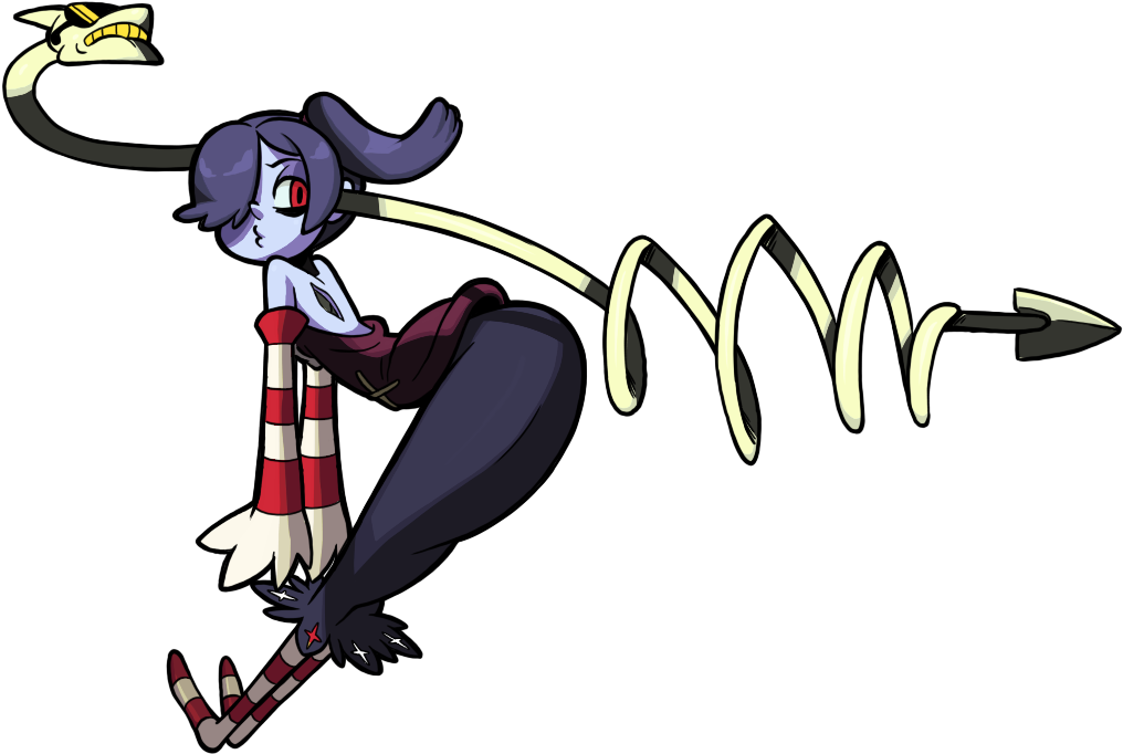 The Skullgirls Sprite Of The Day Is - Skullgirl Peacock Sprites Clipart (1034x700), Png Download