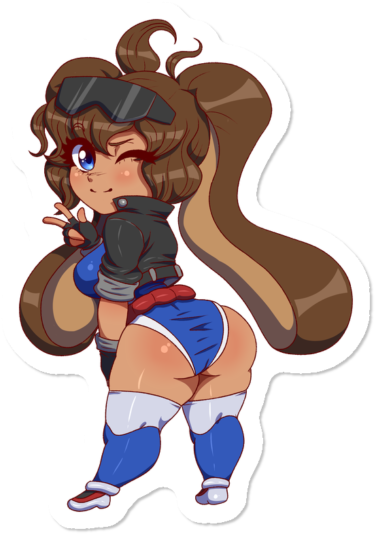 Extra Thicc Babs - Cartoon Clipart (650x650), Png Download