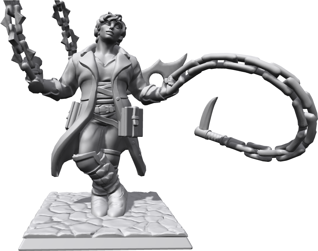 Richter Belmont - Trevor Belmont Hero Forge Clipart (1920x869), Png Download