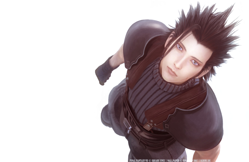 Crisis Core Final Fantasy Vii, Final Fantasy Vii, Zack - Ff Crisis Core Zack Clipart (900x563), Png Download