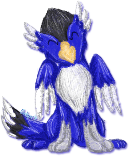 Gus The Gryphon - Macaw Clipart (600x600), Png Download