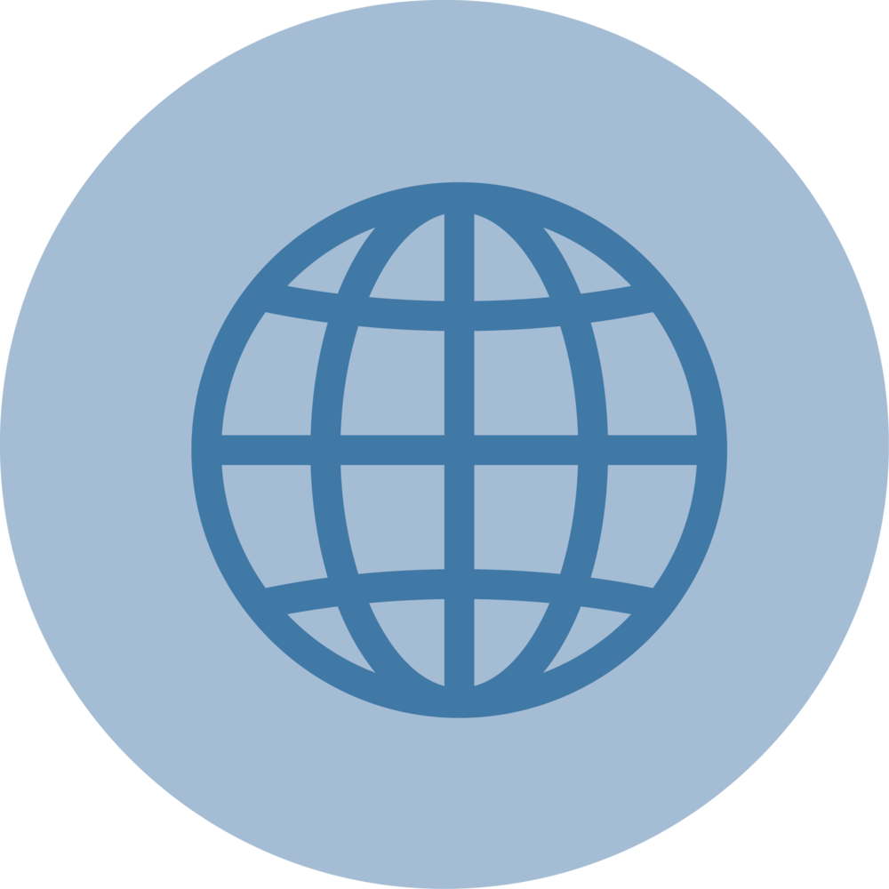 Globe With Meridians Emoji , Png Download - Internet World Icon Clipart (1000x1000), Png Download