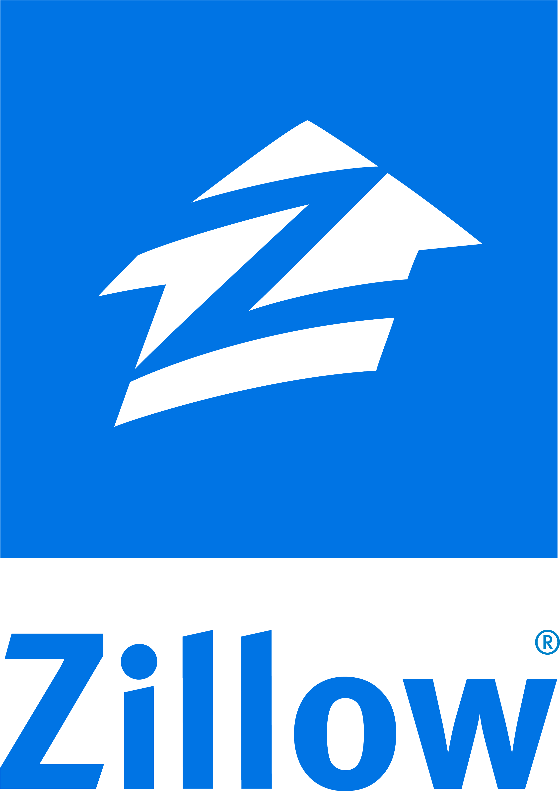 Source - Glassdoor - Com - Real Estate Zillow Logo Clipart (2307x3172), Png Download