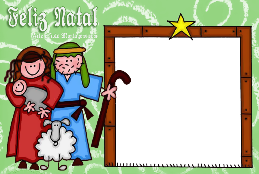 Molduras - Convite De Natal Jesus Clipart (898x602), Png Download